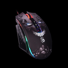 Мышь A4Tech Bloody P85 (USB, optical, 5000dpi, игровая, RGB подсветка, skull)