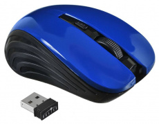 Мышь беспроводная Oklick 545MW (optical, 1600dpi, AA, black-blue)