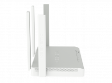 Роутер Keenetic Giga SE (KN-2410) (ADSL2+, 400/867Mbps, 2.4/5GHz, 4 port, 1000Mbps, 4 внешние несъёмные антенны 5dBi, порт SFP, 2*USB, USB Printer/FTP Server/3G/4G/LTE, grey-white)