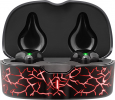 Гарнитура Defender CyberDots 250 (затычки, беспроводная, Bluetooth 5.0, с микрофоном, Type-C, до 4 часов работы от батареи, black)