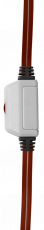Наушники Defender Warhead G-120 (накладные закрытые, c микрофоном, игровые, 2m, промо-код "War Thunder", red-white)