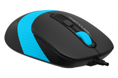 Мышь A4Tech Fstyler FM10 (USB, optical, 1600dpi, 1.5m, black-blue)
