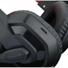 Наушники Redragon ARES (полноразмерные закрытые, c микрофоном, игровые, 2m, black-red)