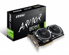 Видеокарта MSI GF GTX1070Ti 8192Mb (GTX 1070 Ti ARMOR 8G, 256bit, GDDR5, DVI+HDMI+3xDP) RTL