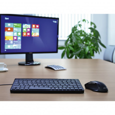 Клавиатура Hama Slimline SL720 (R1050449, USB, компактная, black)