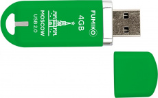 Флеш накопитель USB 2.0 4Gb FUMIKO MOSCOW (FMW-16, 30MB/s, green)