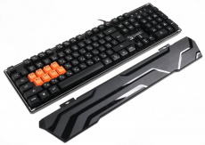 Клавиатура A4Tech Bloody B3370R (USB, механическая, поддержка ПО Bloody KeyDominator (для создания макросов, профилей, полной настройки RGB подсветки), 8 клавиш WASD с оптическими переключателями, игровая, black)