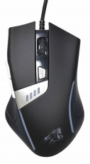 Мышь Oklick PANTHER 885G (USB, optical, 4000dpi, игровая, black-silver)