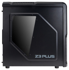 Корпус ZALMAN Z3 PLUS (без БП, ATX, USB3.0, black)