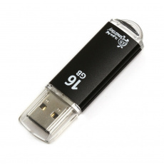 Флеш накопитель USB 2.0 16Gb Smartbuy V-Cut Series (SB16GBVC-K, black)