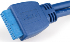 Планка портов 2*USB3.0 на заднюю панель корпуса (CC-USB3-RECEPTACLE, 45cm) Cablexpert