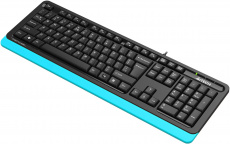 Клавиатура A4Tech Fstyler FKS10 (USB, мультимедийная, black-blue)
