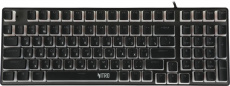 Клавиатура Acer Nitro OKW303 (ZL.KBDCC.01D) (USB, механическая, RED Switch, подсветка, игровая, 1.8m, black)