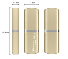 Флеш накопитель USB 3.0 8Gb Transcend JetFlash 820G (TS8GJF820G, 90Mb/s, gold)