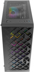 Корпус AZZA Spectra CSAZ-280B (без БП, ATX, USB3.0, 1x RGB LED Fan, black)