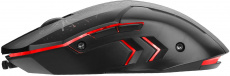Мышь Marvo M207 (USB, optical, 3200dpi, подсветка, игровая, soft-touch, 1.5m, black)