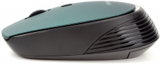 Мышь беспроводная Гарнизон GMW-550-2 (optical, 1600dpi, AA, soft-touch, black-green)