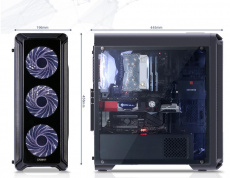 Корпус ZALMAN i3 edge (без БП, ATX, USB3.0, 4x white LED Fan, black)