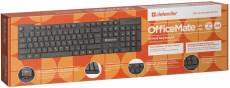 Клавиатура Defender OfficeMate HB-260 (USB, мультимедийная, black)
