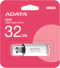 Флеш накопитель USB 2.0 32Gb ADATA C906 (AC906-32G-RWH, white)