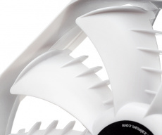 Вентилятор ZALMAN ZM-SF3 (120x120x25mm, ELQ, sharks fin blade, 900-1500rpm, 18-23dBa, 3pin, white) RTL