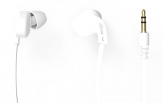 Наушники Ritmix RH-025 (затычки, без микрофона, 1.2m, white)