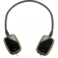 Наушники Genius GHP-420S (накладные закрытые, без микрофона, 1.2m, black-green)
