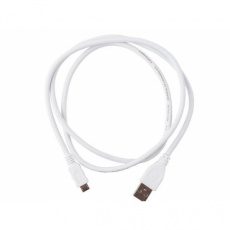 Кабель USB 2.0 Am - micro USB 1.0m (CCP-mUSB2-AMBM-W-1M, экранированный, white) Cablexpert