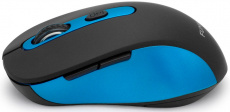 Мышь беспроводная FUMIKO SWIFT FMA-12-C (optical, 1600dpi, AA (нет в комплекте), soft-touch, black-blue)