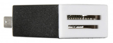 Карт-ридер Buro BU-CR-3104 (microSD, SDHC, M2, MS, MS Duo, MMC, black, USB2.0)