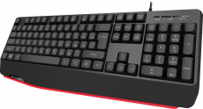 Клавиатура Defender Atom HB-546 (USB, мультимедийная, 1.8m, black)