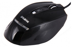 Мышь ZALMAN ZM-M400 (USB, optical, 1600dpi, игровая, black)