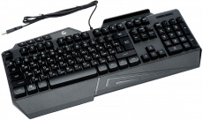 Клавиатура Gembird KB-G450L (USB, регулируемая подсветка, игровая, мультимедийная, 1.5m, black)