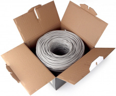 Кабель сетевой Cablexpert UPC-5004E-SOL (UTP, Cat 5e, 4 пары, 305m, grey)