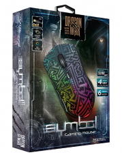 Мышь QUMO Symbol M52 (USB, optical, 3200dpi, игровая, RGB подстветка, black)