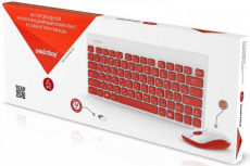 Клавиатура+мышь беспроводные Smartbuy (SBC-220349AG-RW, white-red)