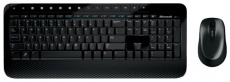 Клавиатура+мышь беспроводные Microsoft  2000 (M7J-00012) black