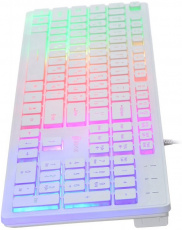 Клавиатура Oklick 550ML (USB, радужная подсветка, white)