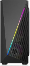 Корпус Bloody BD-CC102F (без БП, mATX, USB3.0, 4x ARGB Fan, black)