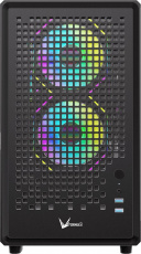 Корпус Formula Air Mesh G2 (без БП, mATX, USB3.0, 3x rainbow LED Fan, black)
