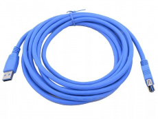 Кабель USB 3.0 Am - Af удлинительный 3.0m (blue) BEHPEX