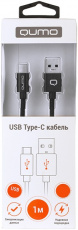 Кабель USB 2.0 Am - Type-C 1.0m (22470, 2A, 10W, black) QUMO