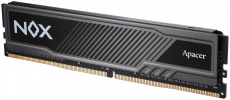 Память DDR4 16Gb PC25600, 3200MHz, Apacer Nox (AH4U16G32C28YMBAA-1, black)