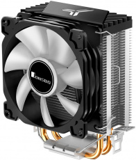 Вентилятор JONSBO CR-1200 (1150/1151/1155/1156/1200/1700/AM4/AM5, 92mm, Al, 2000rpm, 27dBa, 2 тепловые трубки, DTH, 3pin, 95W, rainbow LED, black) RTL