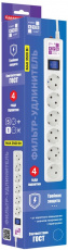 Сетевой фильтр КУБ (Powercube SPG6-16-5M, 6 розеток, 5 метров, 16A, white) RTL