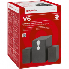 Колонки Defender V6 (2x2W, Subwoofer 4W, black)