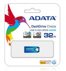 Флеш накопитель USB 2.0 32Gb ADATA UC510 (AUC510-32G-RBL, blue)