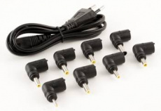 Зарядное устройство для нетбука Buro BUM-0036S40 (вход 110-220V, выход 9.5/12/16/19/20V (автоопределение), 40W, black)