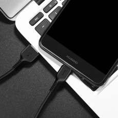 Кабель USB 2.0 Am - Type-C 1.0m (X13 Easy charged, 3A, быстрая зарядка, black) hoco