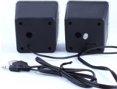 Колонки FUMIKO DOMINO (3W, USB, black)